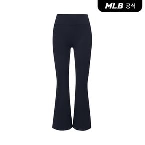 [코리아공식] 여성 베이직 럭슬레저 플레어핏 레깅스 NY (Black)