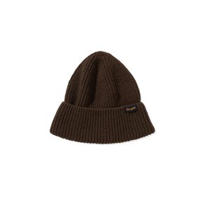 Basic Label Beanie Brown