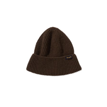 WRANGLER Basic Label Beanie Brown