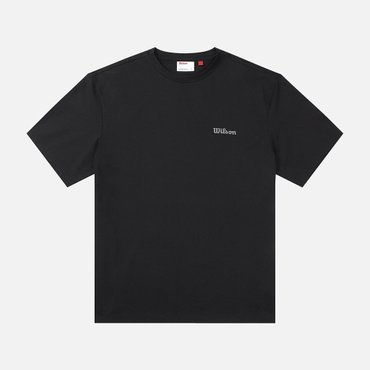 윌슨 퓨어드라이 스몰로고 티셔츠 UNI/BLK/W251003NTS33