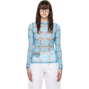 블루 메시 티셔츠 JO0138-PG1562 830 SKY BLUE