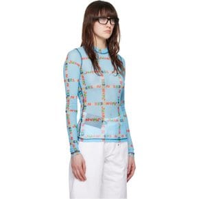 블루 메시 티셔츠 JO0138-PG1562 830 SKY BLUE