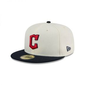 [해외] 1056195 뉴에라 모자 MLB [클리블랜드 가디언] Chrome 59FIFTY Hat