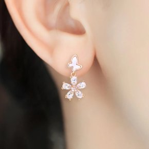 14k 플로리엔 나비 귀걸이[주문제작]