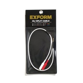 익스폼 EXFORM iDJ SPLIT CABLE 헤드폰 출력용 분기 케이블 3.5-STJX2-0.5M