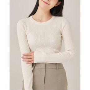 [데일리지] 골지 슬림핏 라운드넥 니트 (SPKWA12G32-T)