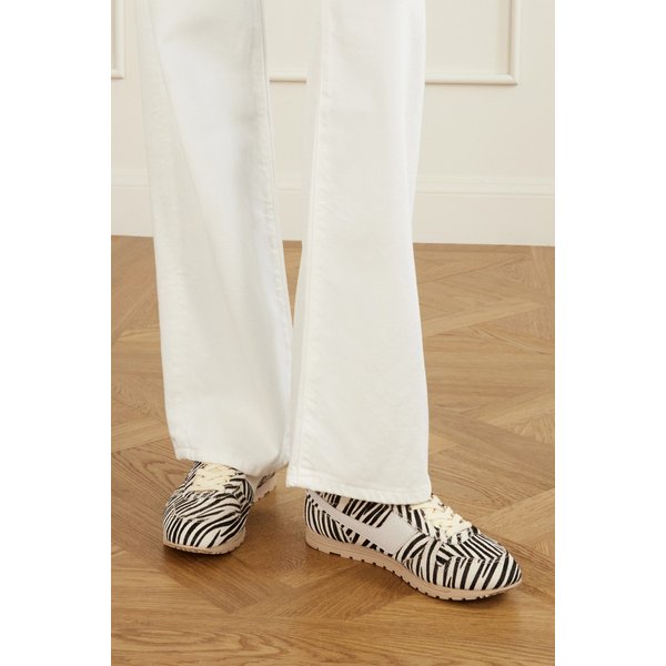 오트리 윈드스핀 제브라 프린트 소가죽 스니커즈 46376663162980763