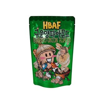  HBAF 구운양파맛 아몬드 120g