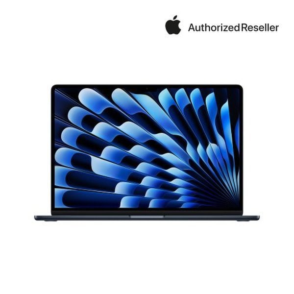 맥북에어 15 M4 (CPU 10코어/GPU 10코어) RAM 24GB SSD 512GB 미드나이트 MC6L4KH/A