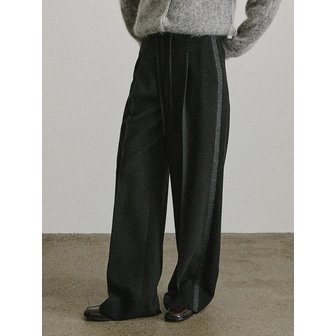 아티드 텍스쳐드 사이드 라인 팬츠_3COLORS