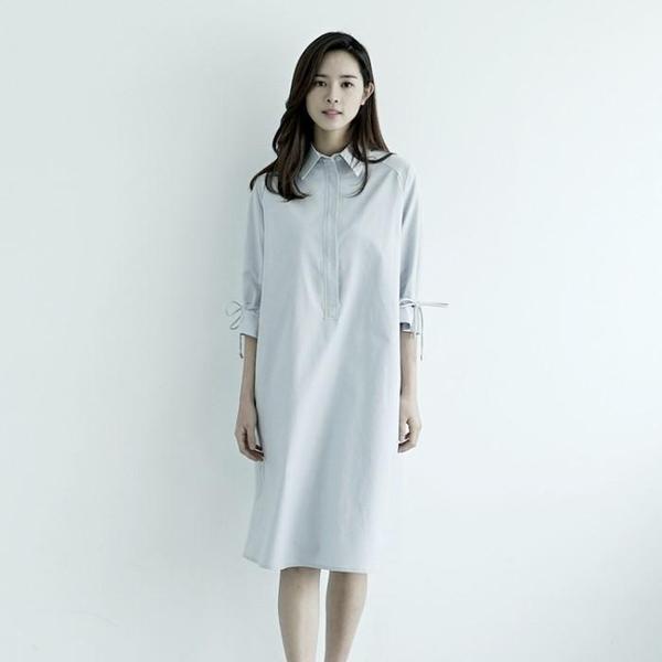 [피컬릿] Shell ribbon shirt dress(1)