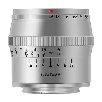  TTArtisan 50mm F1.2 소니 E마운트 APS-C 렌즈 실버