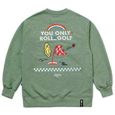 욜프 22 A/W YORF ANNIVERSARY SWEAT CREWNECK KHAKI 애니버서리 맨투맨 카