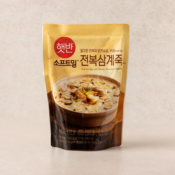 소프트밀 전복삼계죽 420g