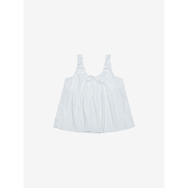 프론트 리본 나시 블라우스 (VKBAG2459)