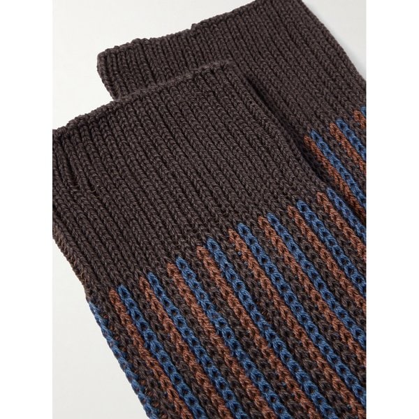 미스터 피 스트라이프 코튼 블렌드 양말 46376663162924198