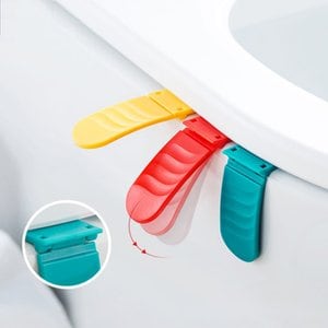 엘홈 1+1 접이식 변기 손잡이 / 욕실용품 위생용품  변기커버 위생손잡이 변기뚜껑 변기손잡이