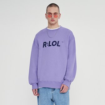 로라로라 [RLOL] (TS-19701) RLOL BASIC SWEATSHIRT LAVENDER