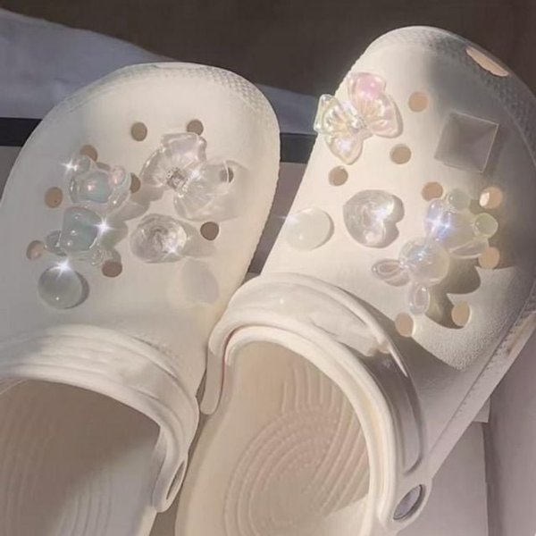 보석 기본 신발 장식세트 DIY 모던 악세사리 부자재 (WFJDSA1)