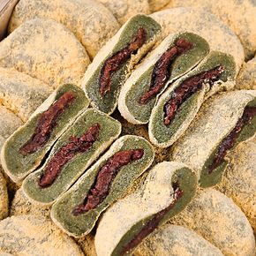 [팜투맘] 굳지않고 쫀득한 콩고물 쑥떡 1.3kg (55g 24개입)