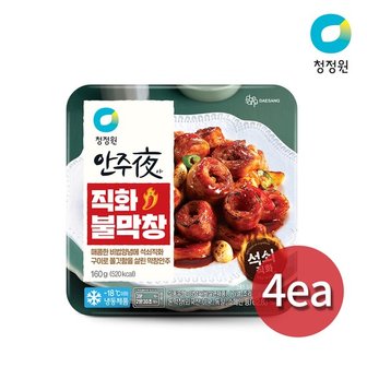 청정원 안주야(夜) 논현동 포차스타일 직화불막창 160g x 4