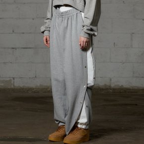 PITA SNAP OFF SWEAT PANTS / MELANGE