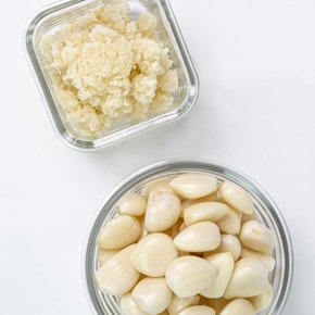 국산 꼭지제거 다진마늘 400g