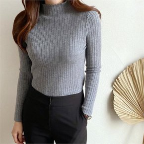 하몽 골지 반목 니트_P089956424