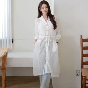 [최초가 99,000원][르포엠]델피아 린넨 블렌드 가디건 드레스