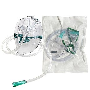 협성 산소마스크 OM-100 성인용 50개 O2 Oxygen Mask