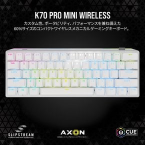 커세어 USB-A K70 프로 미니 RGB 60% MX CH-9189114-JP 무선 게이밍 키보드 핫스와이프 키보드