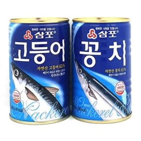 삼포 고등어꽁치캔 400g X 2