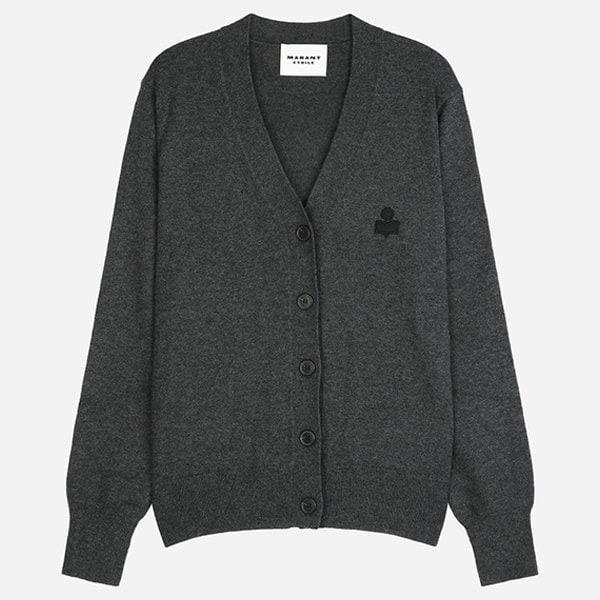 [시흥점] 5F CA0104FA C1L17E 02AN 카리나 가디건 다크 그레이