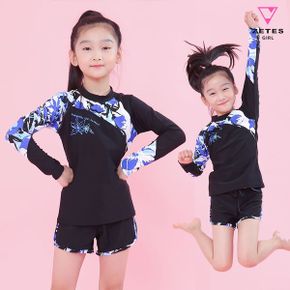 여아동 긴팔 래쉬가드 세트 G 2i741_P307170386