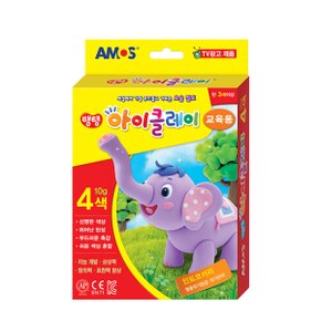 탱탱 아이클레이 10g 4색/878451/교육용 컬러점토