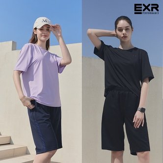  EXR 24SS 최신상! 아이스쿨 멀티상하의 세트 4종, 여성