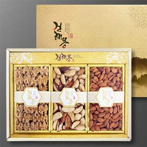 프리미엄넛츠 3종 1호(호두 250g / 브라질너트 350g / 아몬드 350g)