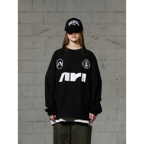 LONG SLEEVE JERSEY T-SHIRT - BLACK