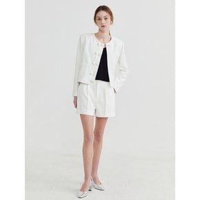 Aileen tweed jacket White