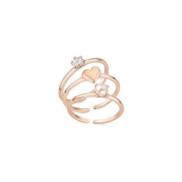 리타모니카 Nuovo Heart Triple Rings