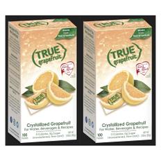 2개세트 트루시트러스 트루 자몽 무설탕 100개입x2팩 True Grapefruit Powdered Drink Mix