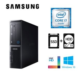 삼성 [리퍼] 삼성 DB400S7B i7-6700 램16G SSD512G+HDD1TB Win10 슬림PC