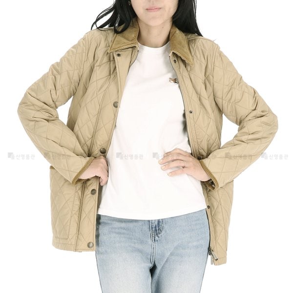 [부산점] 기마상 미니탭 8107464 W WW TAL 8 5 802 버버리 퀼팅 자켓 점퍼