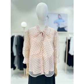 [부산점] 오간자 퍼프 타이넥 블라우스 GR4M0BL941