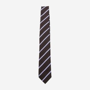 [해외배송] 더프랭키샵 LENE 다이아고널 스트라이프 슬림 타이 NTFS21170200 BROWN