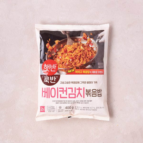 [햇반]  쿡반 베이컨김치볶음밥400g