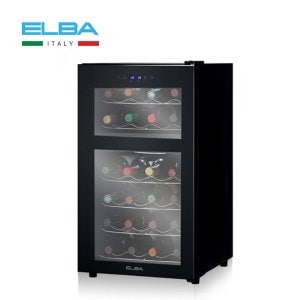  엘바 와이드 와인셀러 와인냉장고 EW65DT24 24병 블랙