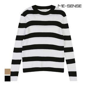투톤 단가라패턴 슬림니트_MB32KNMD03Z