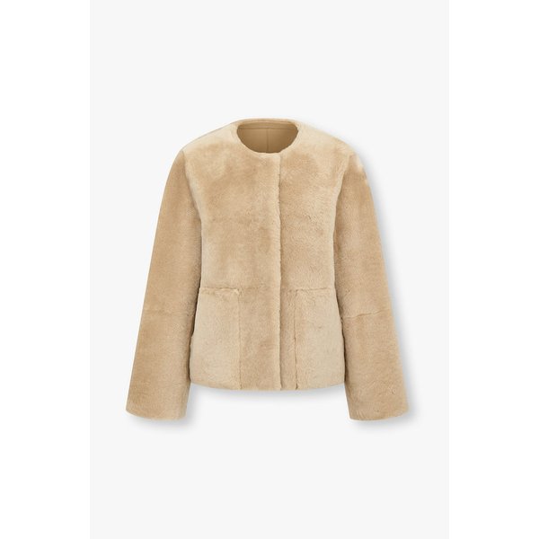 라운드넥 숏 무스탕 자켓 IA15474940103