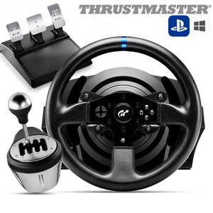 트러스트마스터 T300RS GT 레이싱휠 + TH8A 쉬프터 패키지 (PS5,PS4,PC용)